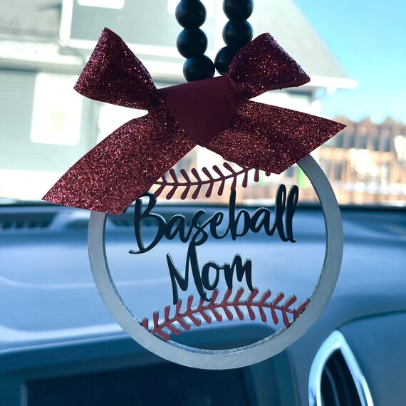 Baseball Mom Car Charm Baseball Mom Car Charm