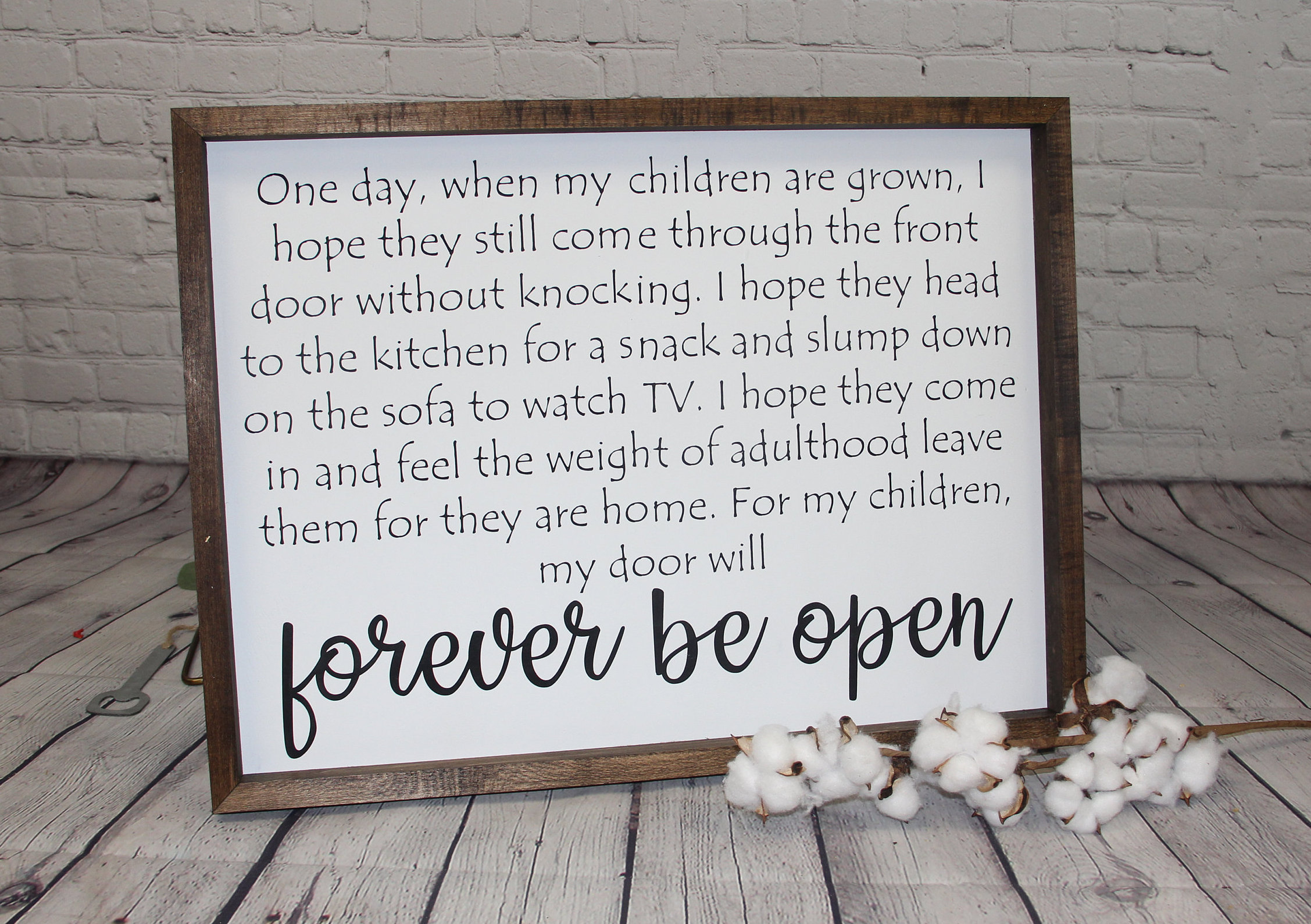 Door Will Always Be Open | Children Are Grown Farmhouse Sign | Farmhouse  Decor | Mothers Gift | Living Room Decor | Farmhouse Life Quotes - Etsy, image size:2255x1589