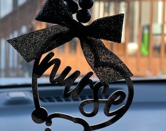 Nurse Mirror Charm | Car Charm | Rear View Mirror Charm | New Driver Gift | Nurse Gift | Car Charm