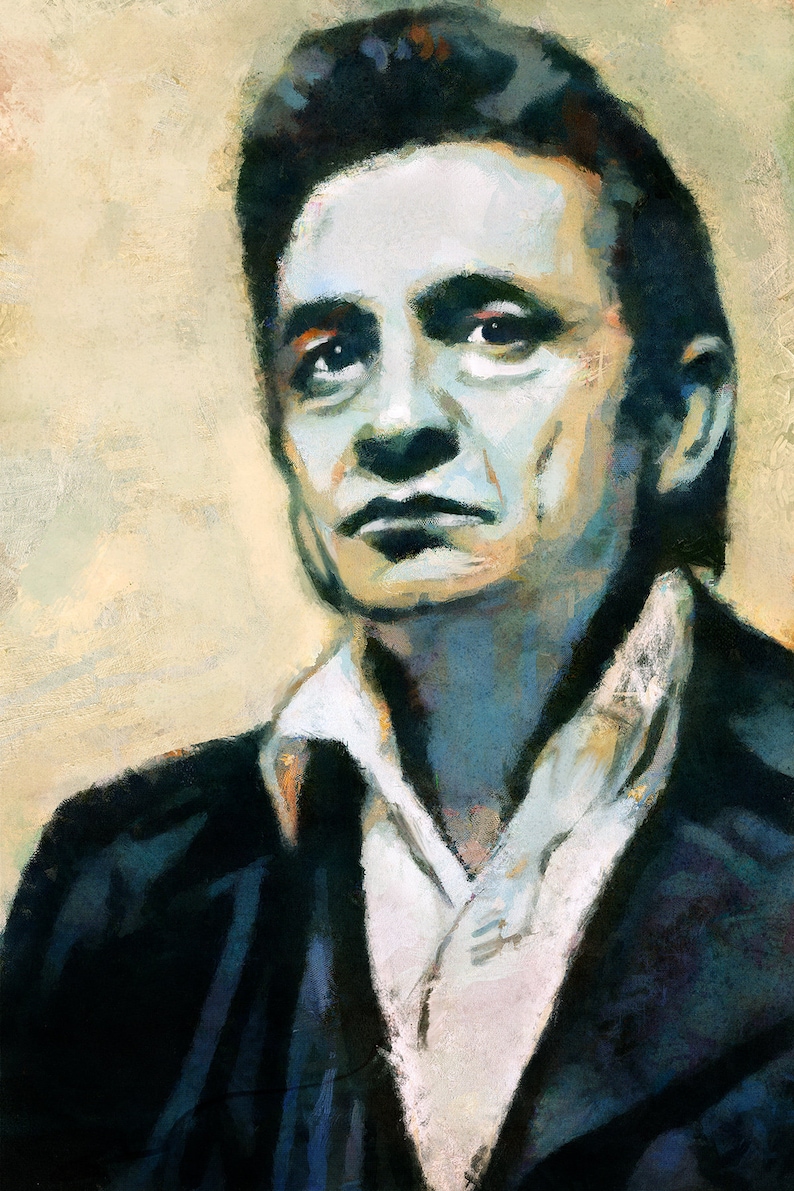 Johnny Cash 13x19 Giclee Print - Etsy