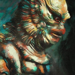 Creature From the Black Lagoon 13x19 giclee print