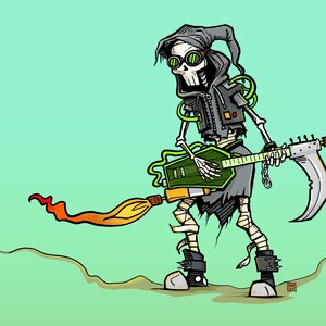Reaper Road Warrior Print