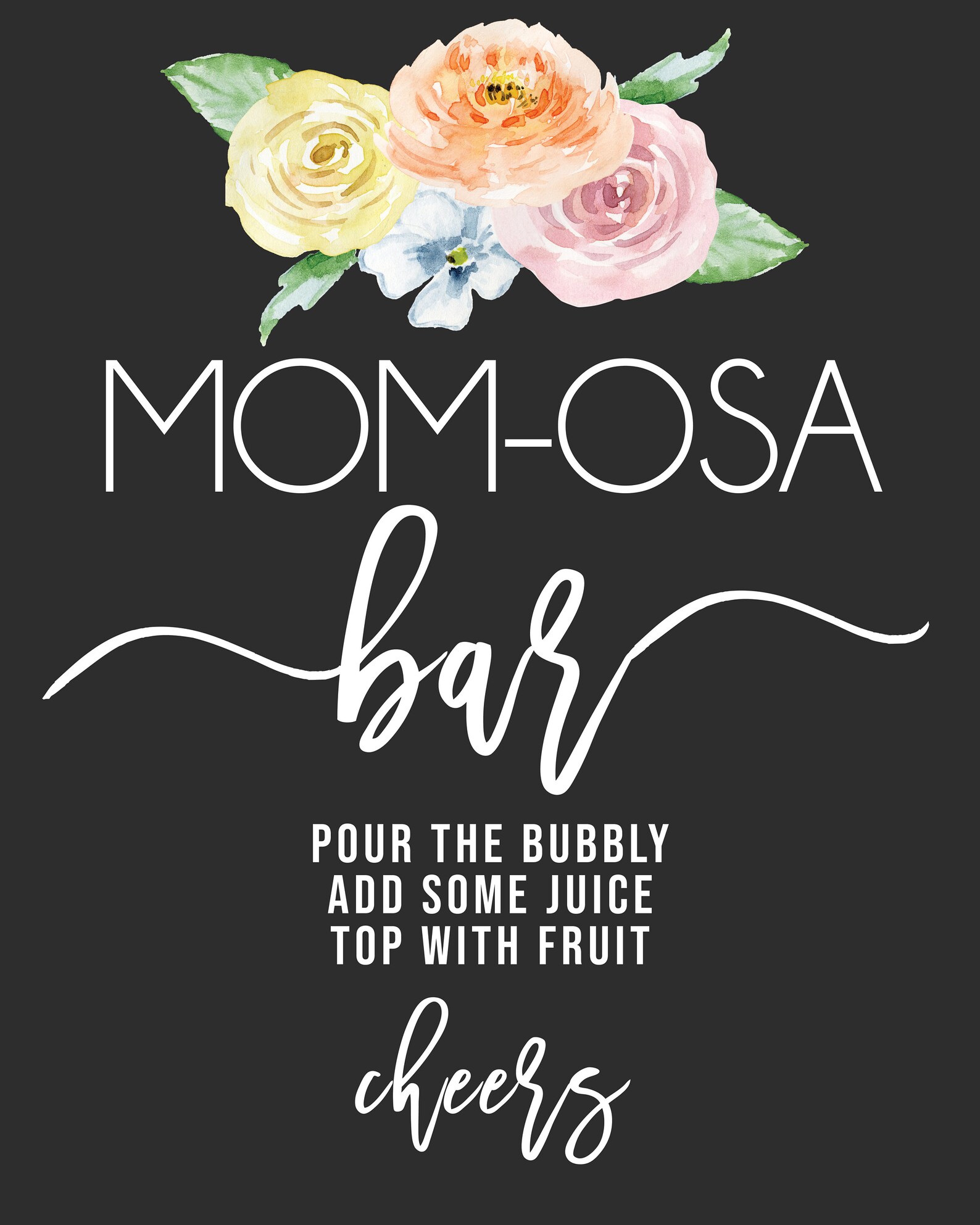 MOM-OSA Bar Sign - Mother's Day 8