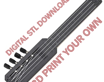3D Print Travel Ukulele STL File: Minimalist Instrument (Digital Download)