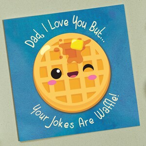Carte de fête des pères Word Art, cadeau aquarelle rétro drôle pour les papas