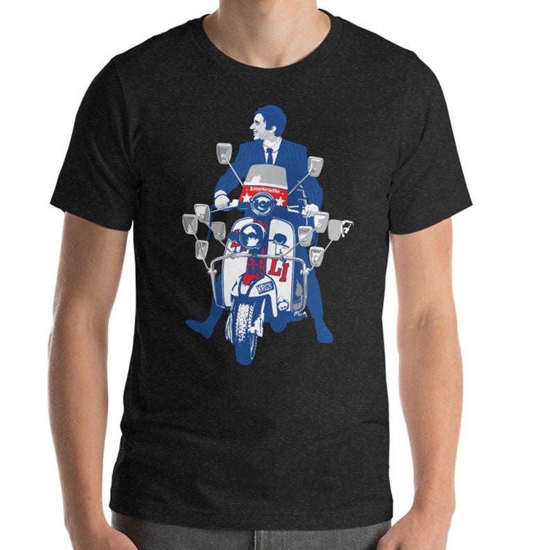 T-shirt Homme Lambretta Cut Away Series 2 - Style Vespa Rétro - Noir, 100% Coton