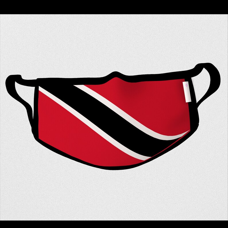 Face Masks Carnival Trinidad And Tobago Caribbean Trini Flag Etsy