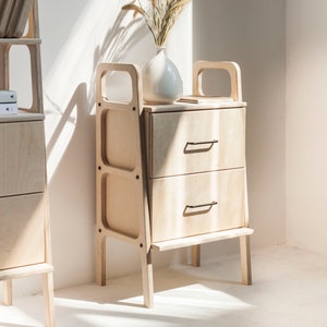 Minimalist media condole, Handmade furniture, Chest of drawers, Mid century sideboard, Bedroom night stand