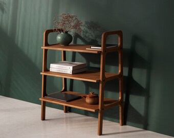 Mid Century Modern Bookcase Etsy