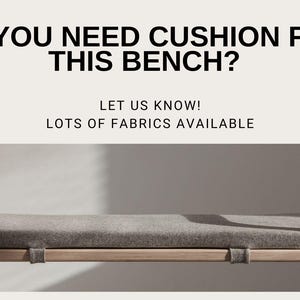Shoe storage, Wooden Bench, Minimalist bench, Shoe bench, Wood Entryway bench, Mid century modern, Walnut bench image 2