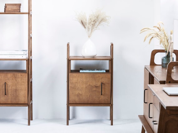 Natural wood mid century dresser outlet