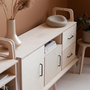 Kommode, Sideboard, Anrichte, Kommode, Schrank, Kommode, moderne Mitte des Jahrhunderts