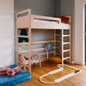 Bunk bed, Kids bunk beds, Storage bunk bed, Montessori, Bunk bed for kids, Children room, Kids bed, Children, Kids, Bed, Toddler beds