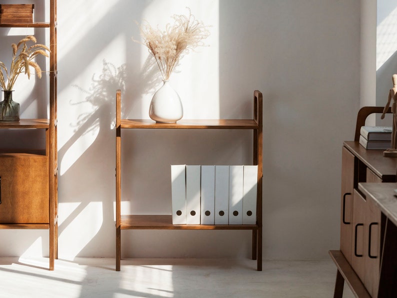 Scandinavian Bookcase Plywood Furnitures Home Office Etsy UK