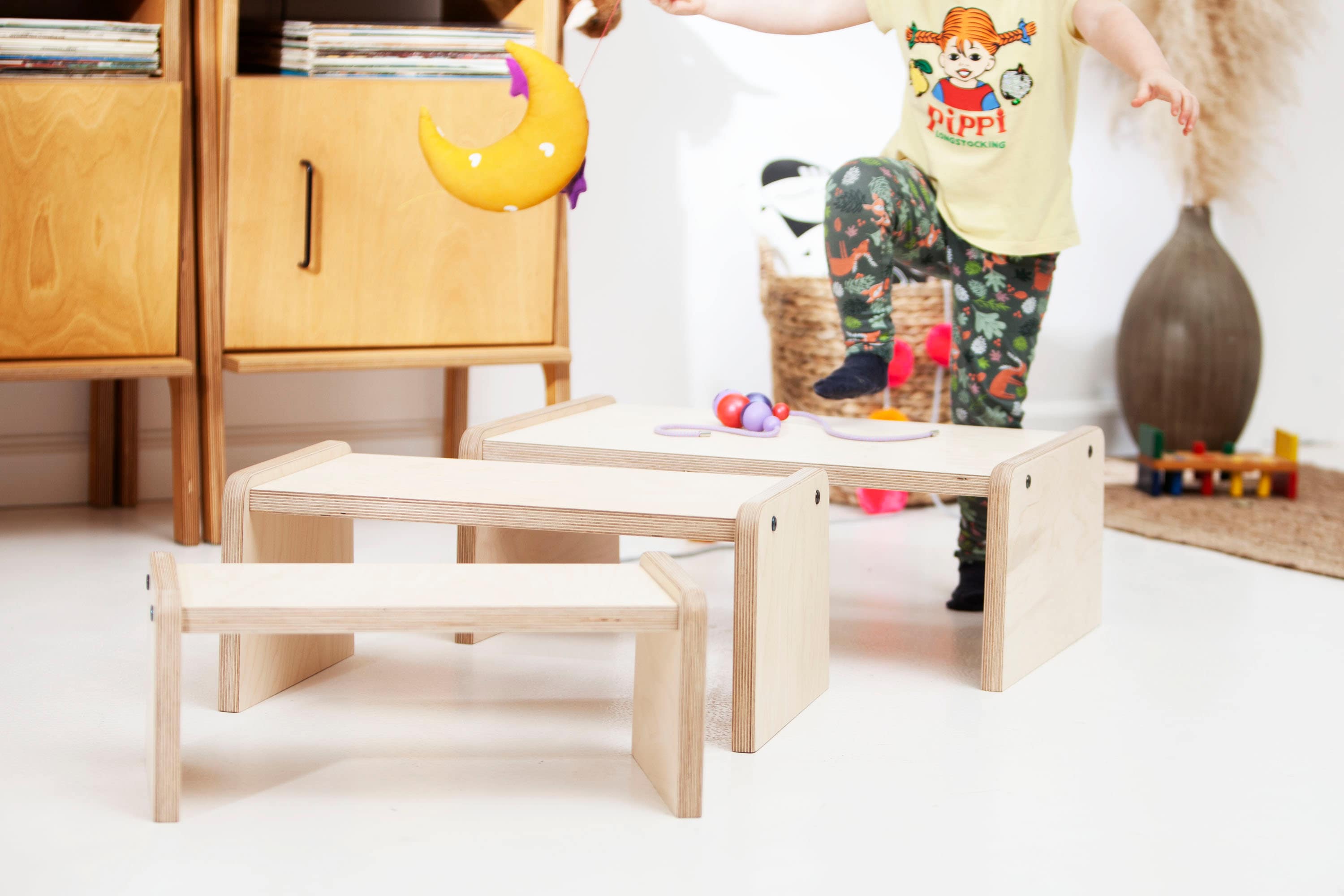 Set of benches for kids Kids Bench Toddler toy Stool Kids - Etsy 日本