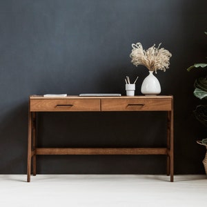 Mid Century Modern Desk for Office, Minimalist Desk for Computer, Desk, Scandinavian desk, Wooden Desk, Office desk, Custom desk