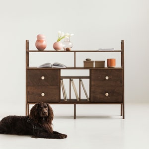 Mid Century Modern sideboard, Minimalist sideboard, Console table, Mid century modern Buffet, Handmade furniture