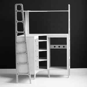 Modular Plywood Recording Studio Rack – Custom Audio Equipment Workstation for Music Producers