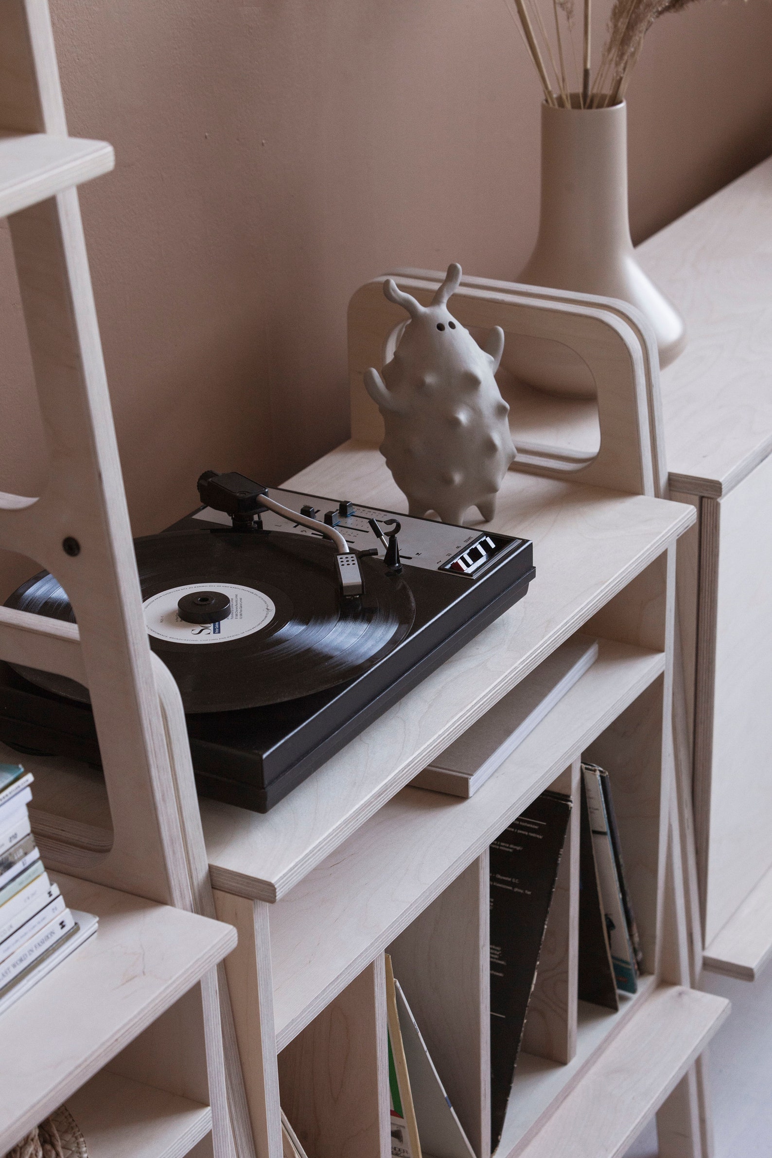Almacenamiento de discos de vinilo moderno Muebles | Etsy
