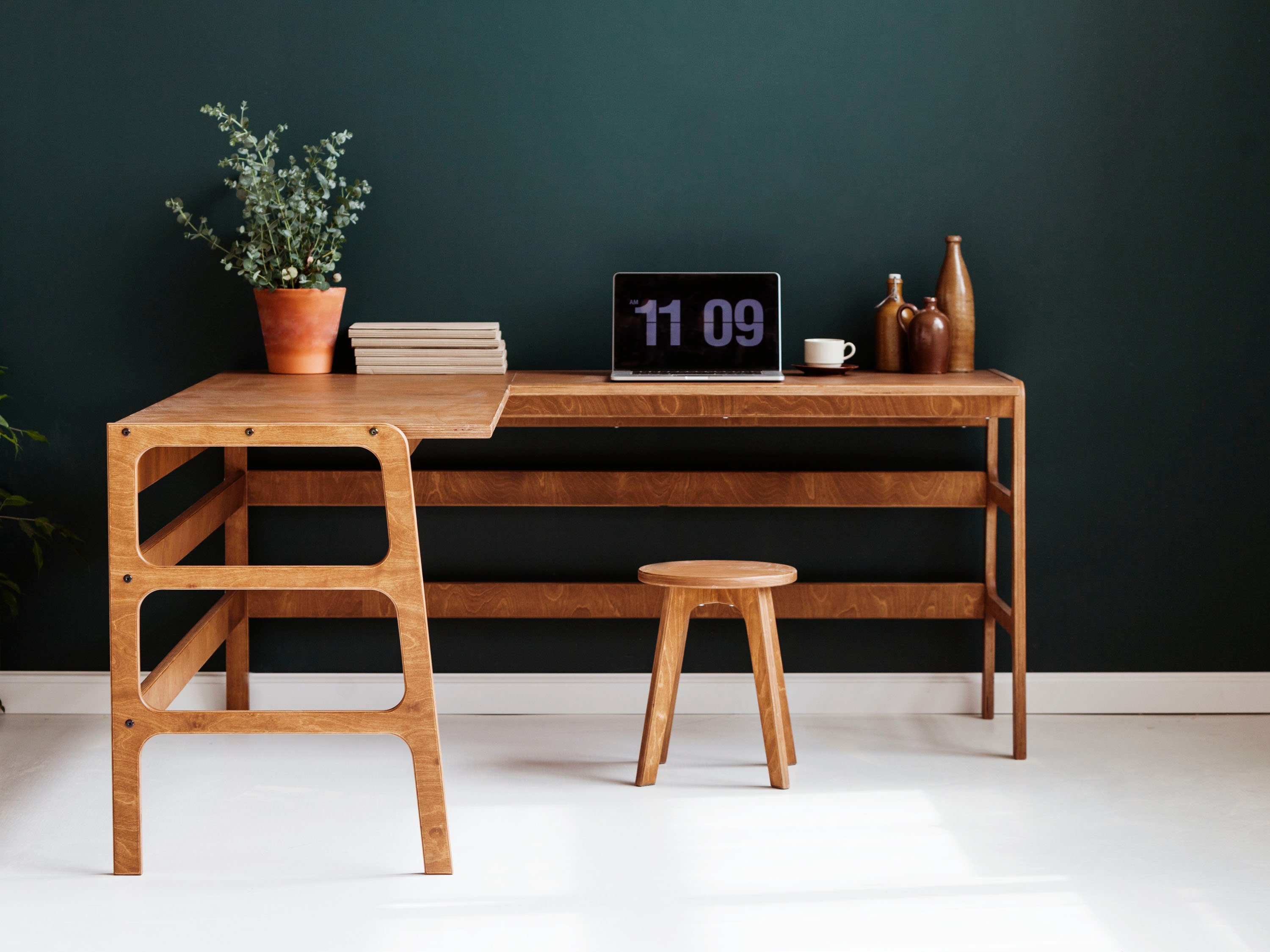 Music Studio Desk L Shaped Desk Custom Desk Mid Century Modern
