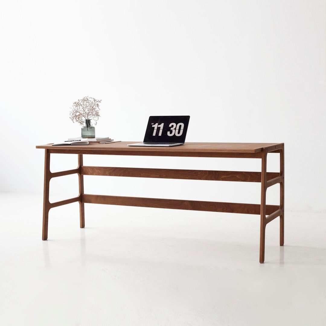 Mid Century Modern Desk for Office, Office Desk, Custom Desk, Large