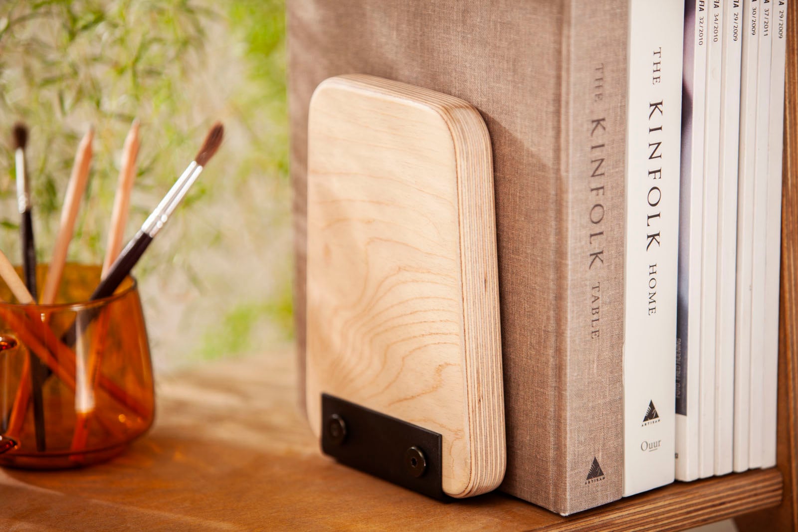 Hacer un sujeta libros personal de madera - Bricomanía
