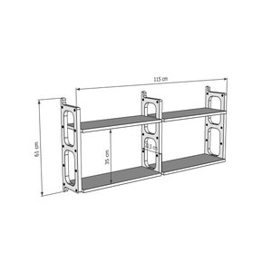 Shelving unit, Mid Century Modern Floating shelves, Custom floating shelf, Walnut bookcase, Ladder bookshelf, Handmade furniture