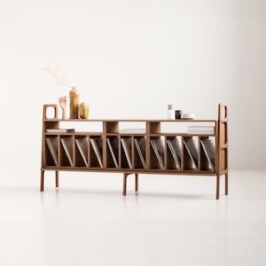 Mid century modern, Record player stand, TV stand, media console, Scandinavian sideboard