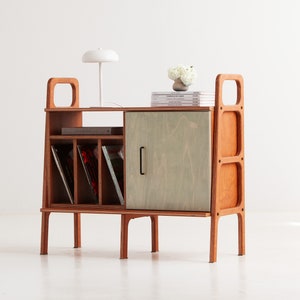 Small sideboard, Mid century modern, Media cabinet, Record player stand, TV stand, media console, Scandinavian sideboard, Small credenza