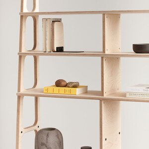 Modular Mid Century Bookcase, Mid Century Wooden Bookcase, Danish ...
