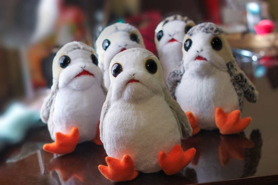 giant stuffed porg