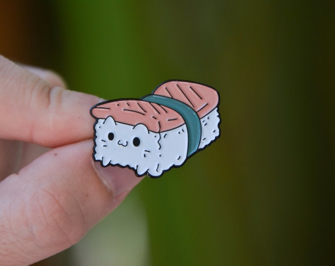 Sushi Cat Aminal Soft Enamel Pin