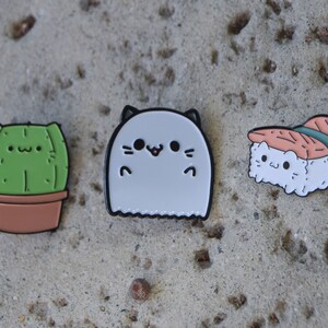 Sushi Cat Aminal Soft Enamel Pin image 4