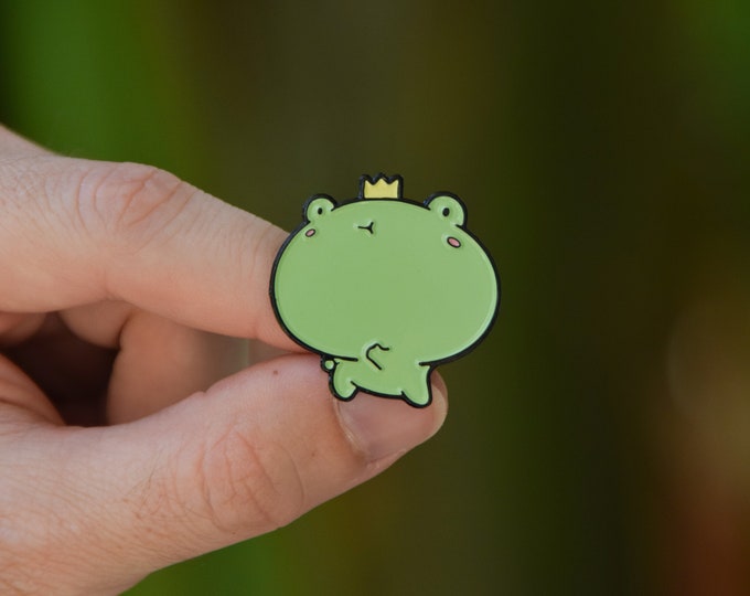 Dancing Frog Aminal Soft Enamel Pin
