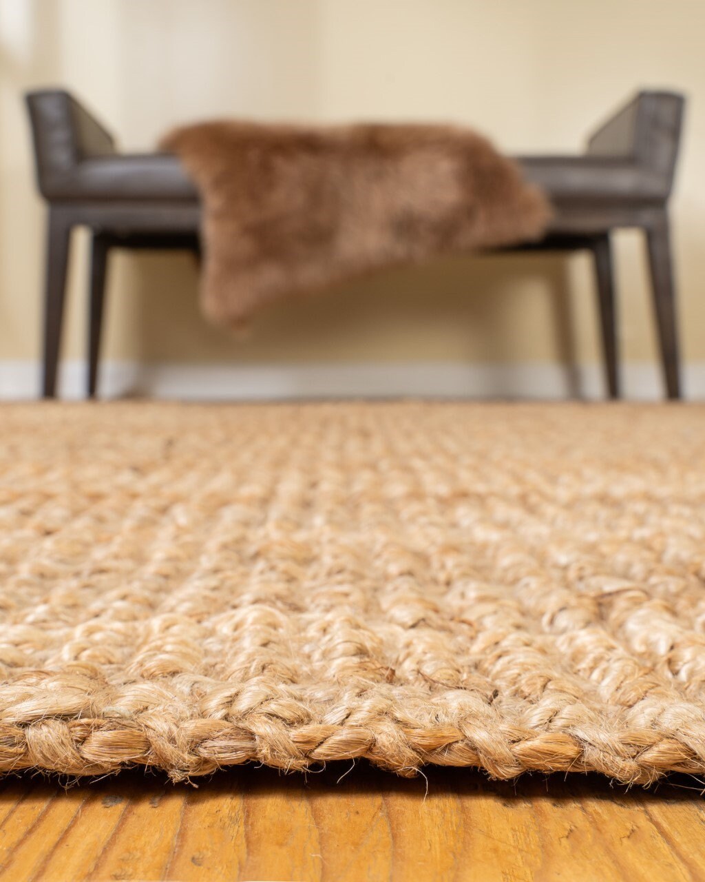Calvin Handwoven Jute Natural Area Rugs 100 Natural Carpet Etsy