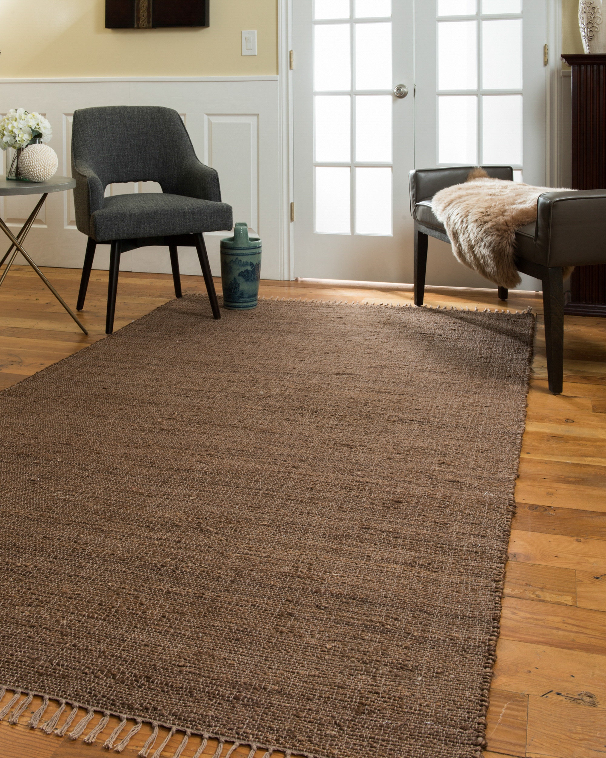 Venice Handmade Jute Rug 100 Natural Durable EcoFriendly Etsy