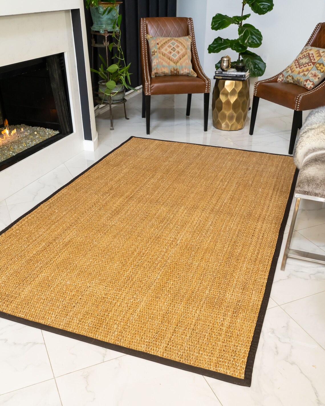 Rainier Mountain Grass Natural Area Rugs 100 Natural Durable Etsy