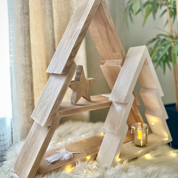 Sapin de Noël en bois massif