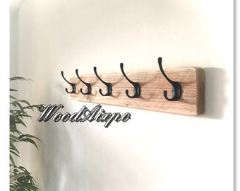 Porte manteaux en bois recyclé by WoodAixpo