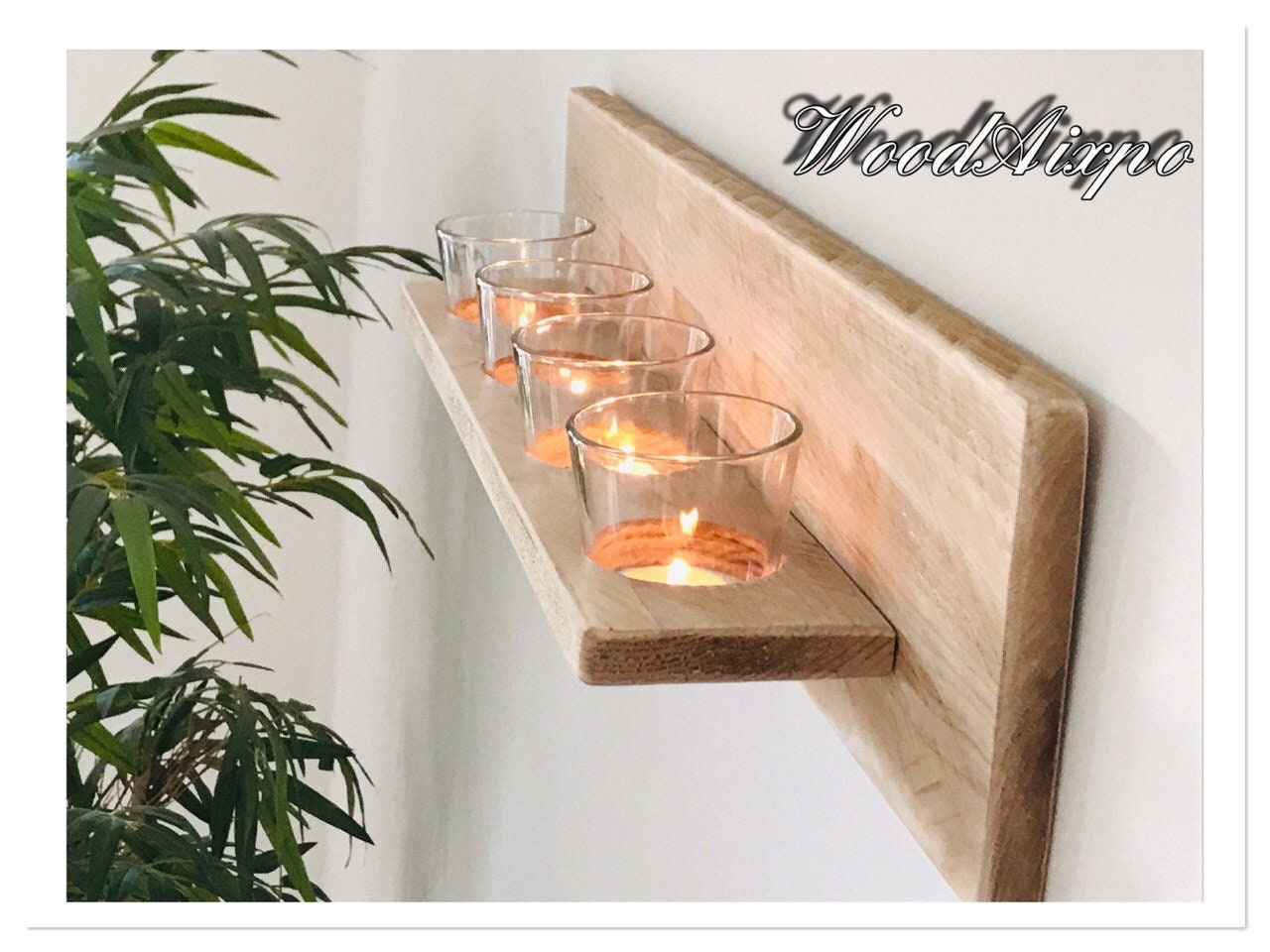 Étagère Bougeoir en Bois de Palette By Woodaixpo