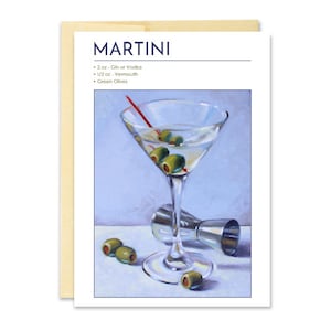 Martini Ricetta Biglietto d'auguri // Martini Biglietto d'auguri // Olive // Biglietto d'auguri // Biglietto d'auguri // Cocktail Biglietto d'auguri // Leggi Pate Card