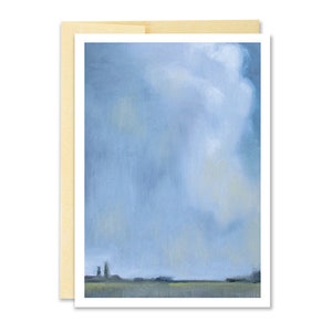 Carte de vœux Cloud // Carte de vœux paysager // Sky Greeting Card // Note Card // Lire Pate Card // Portland Artist