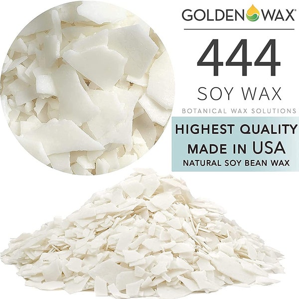 GW 444 Bulk Soy Wax Flakes (10-45 LB) Golden Brand 444 All Natural Soy Wax 444 and Candle Making Supplies - FREESHIPPING all sizes