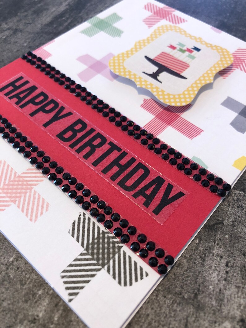 Kuchen-Karte. Einer der eine Art Geburtstagskarte. | Etsy