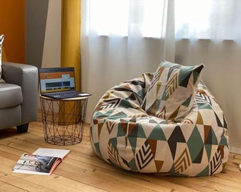 Bean Bag Chair, Large Bean Bag, Adult Bean Bag-Teen/child, Puf, Regalo, Decoración del hogar, Silla Relax