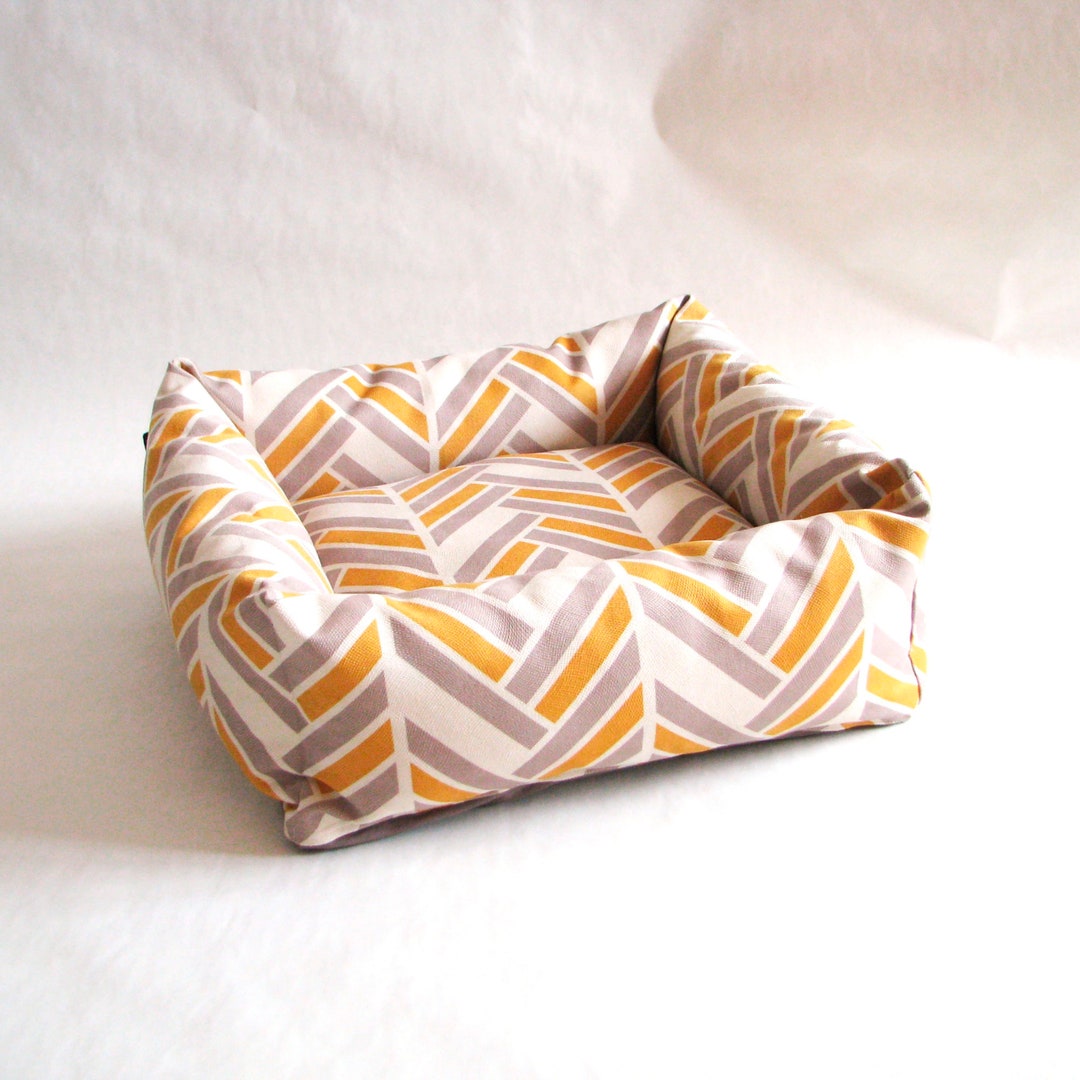 Yellow Pet Bed Modern Style Perfect Dog Bed Yorkie Bed Etsy