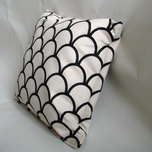 Pillow, Cushion, Black and white ,Pillow cover, Decorative pillow,Gift,Design fabric, Unique design,  16x16 inch