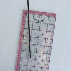 Cute Cuts Rectangle Ruler 4.5" x 8.5" Acrylic Ruler by Lori Holt | Quilting Ruler | Rectangle Ruler | Small Ruler STTI-5542