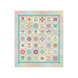 Granny's Garden Quilt Kit, featuring Granny Chic by Lori Holt for Riley Blake Designs