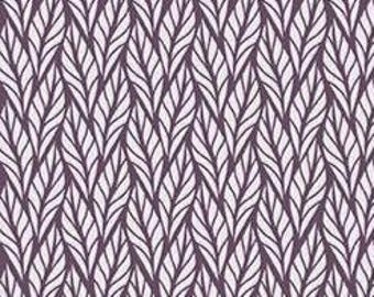 Tarde en la pradera Geo Leaves Purple de Modern Prairie para Riley Blake, 0,5 metros - Corte continuo, C16750-PURPLE